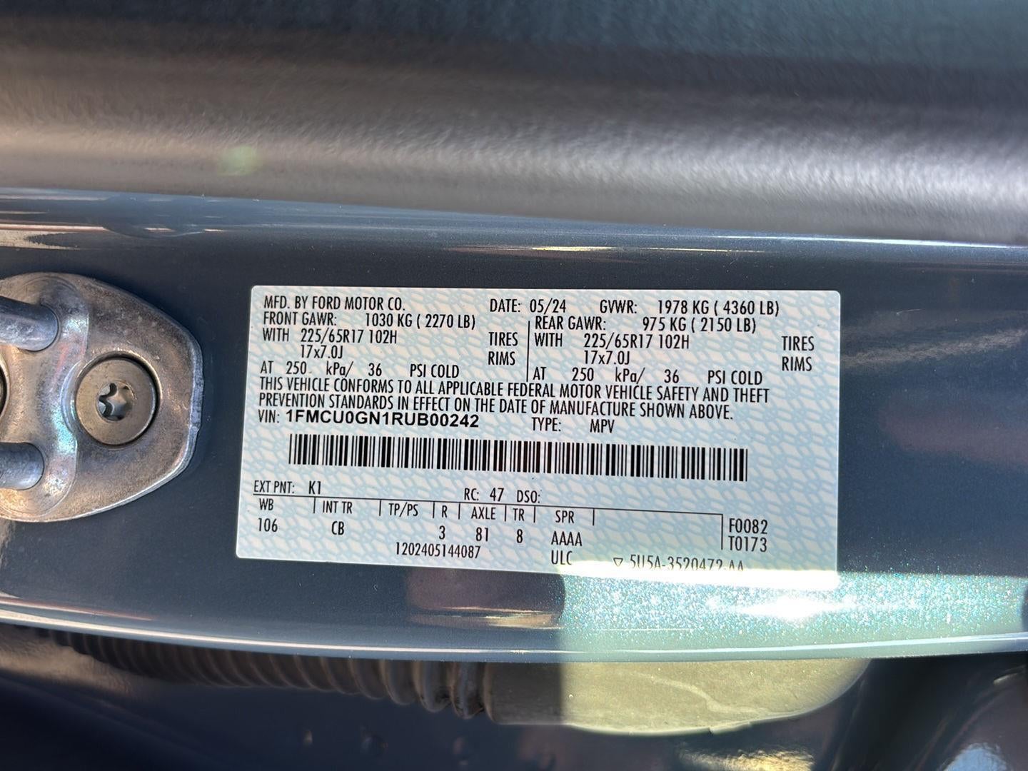 2024 Ford Escape Active