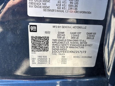 2022 Chevrolet Silverado 1500 LTD RST