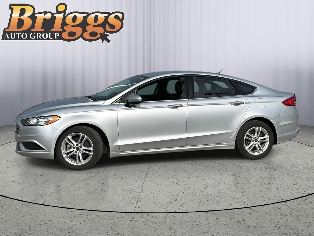 Used 2018 Ford Fusion SE with VIN 3FA6P0H7XJR191473 for sale in Kansas City