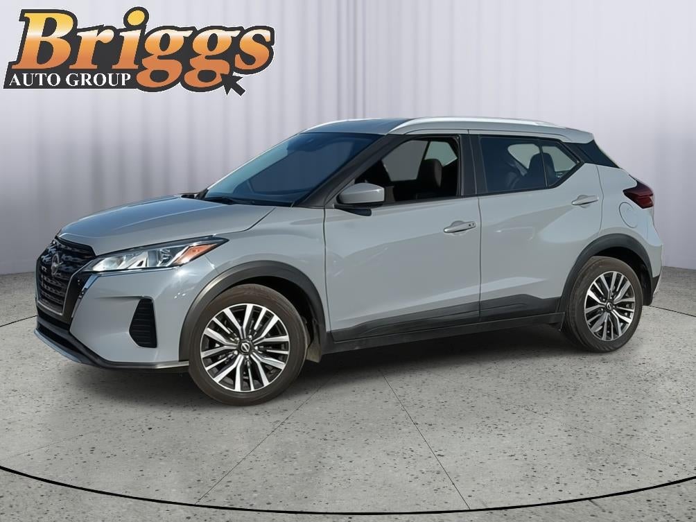 Used 2023 Nissan Kicks SV with VIN 3N1CP5CV9PL473733 for sale in Kansas City