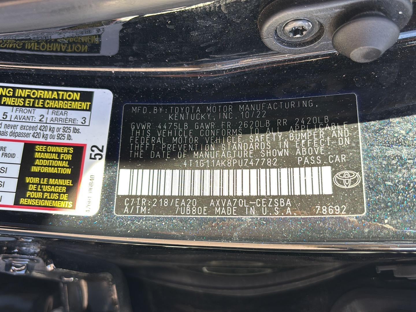 2023 Toyota Camry SE