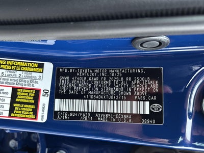 2026 Toyota Camry LE AWD