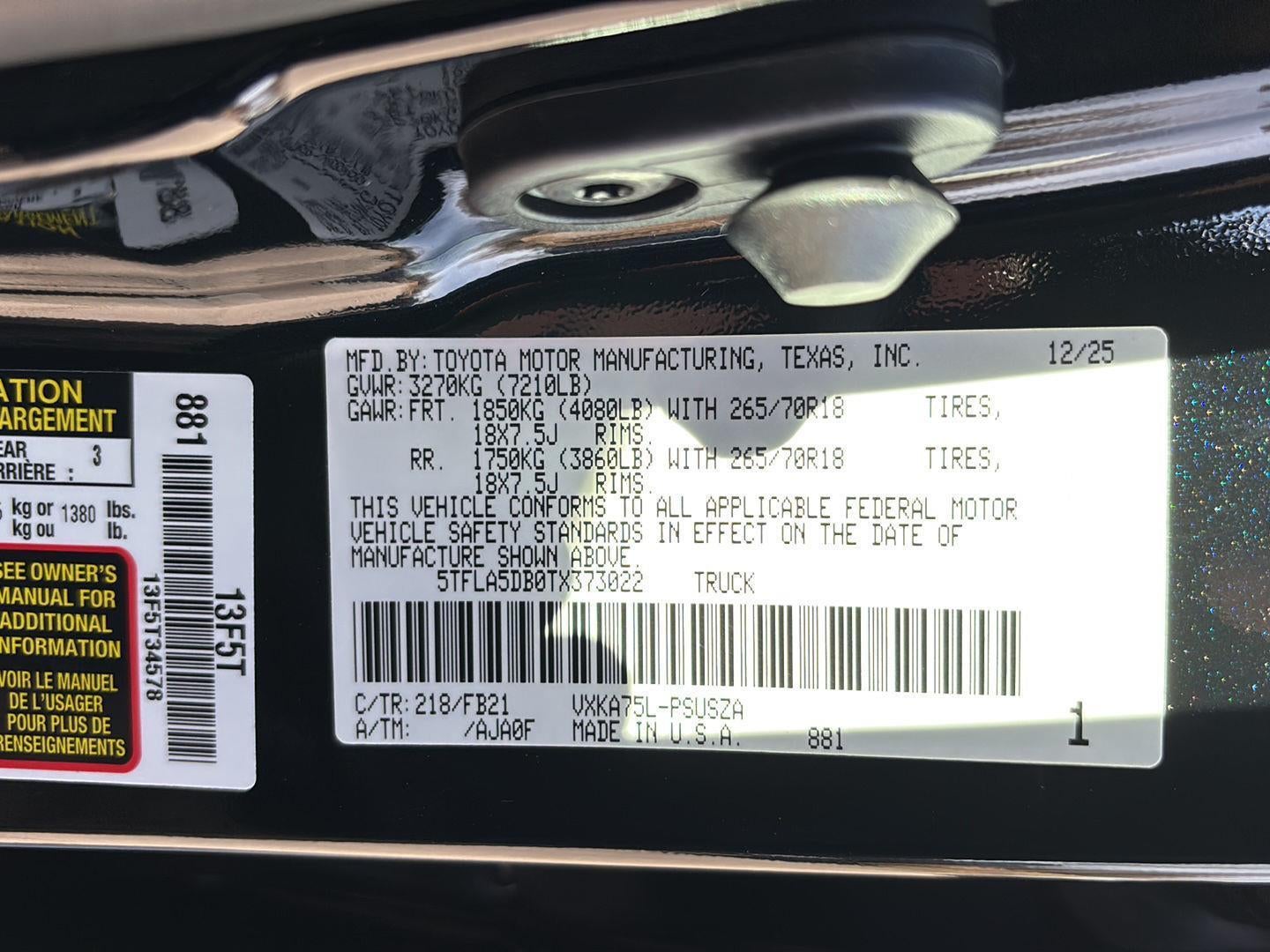 2026 Toyota Tundra SR5