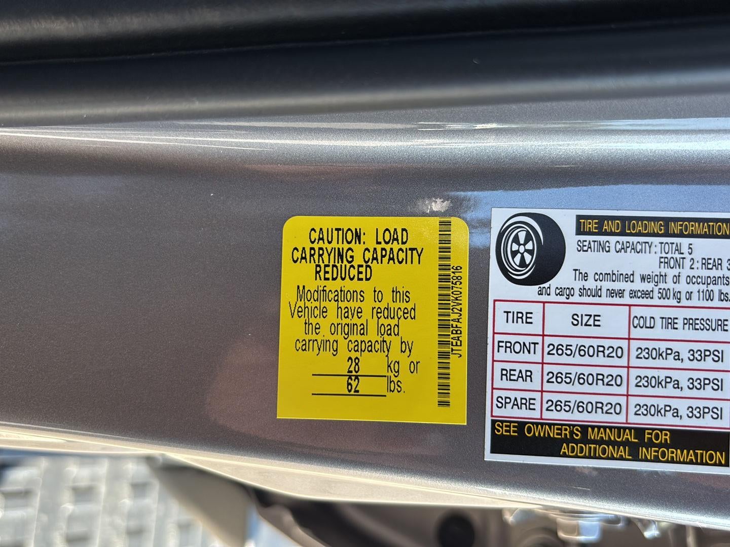 2027 Toyota Land Cruiser BASE