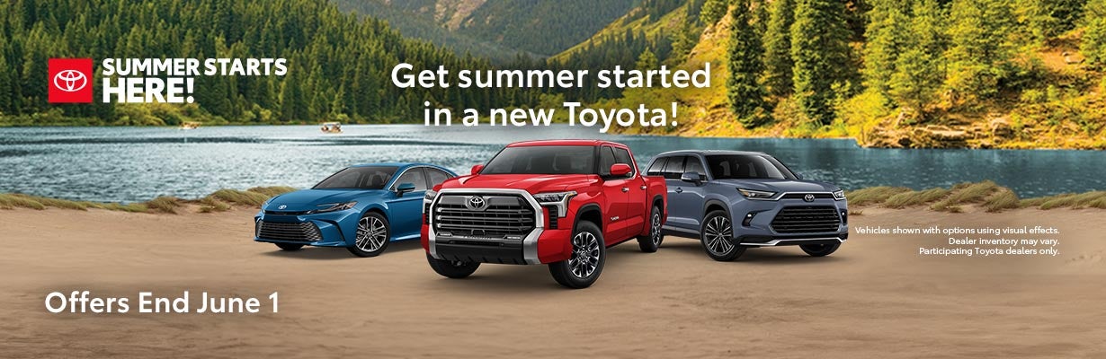 Get Summer Started in a new Toyota