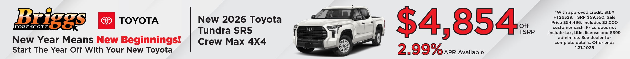 2026 Tundra Special